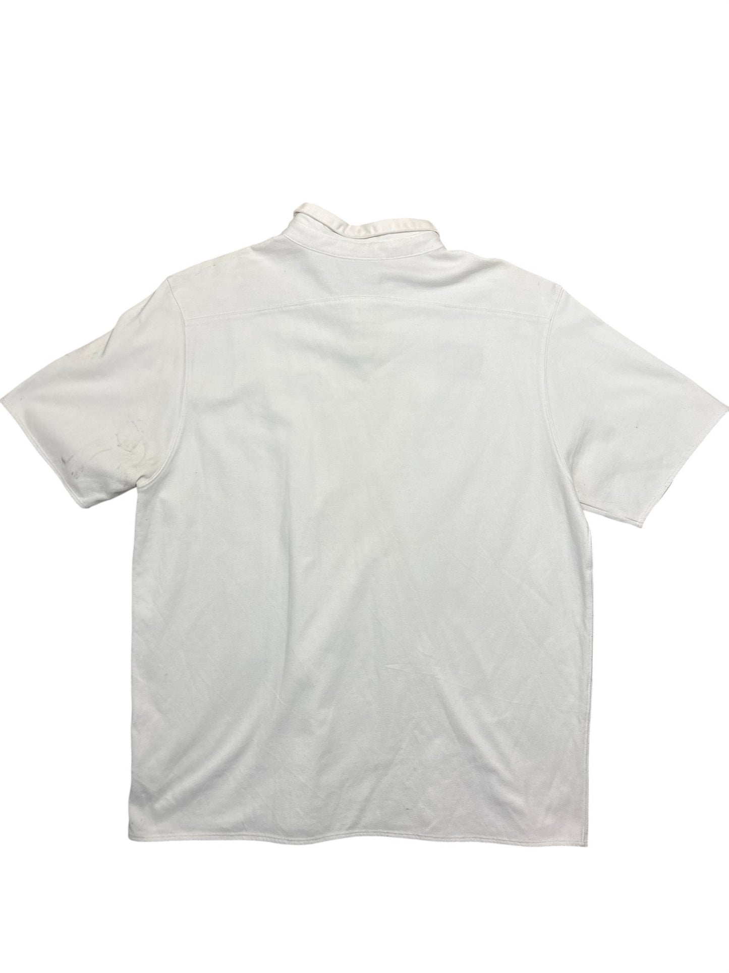 Vintage White Canterbury Rugby Shirt England O2 Logo (XXL)