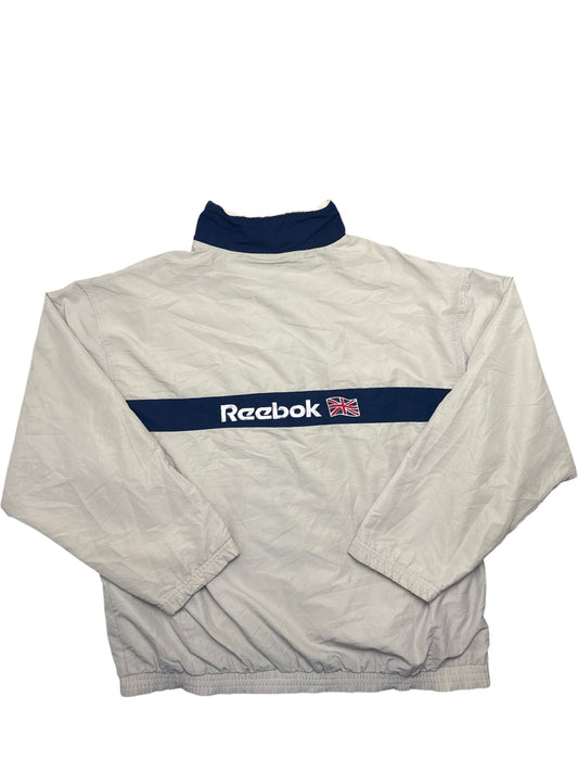 Vintage Beige Reebok Windbreaker 90s (M)