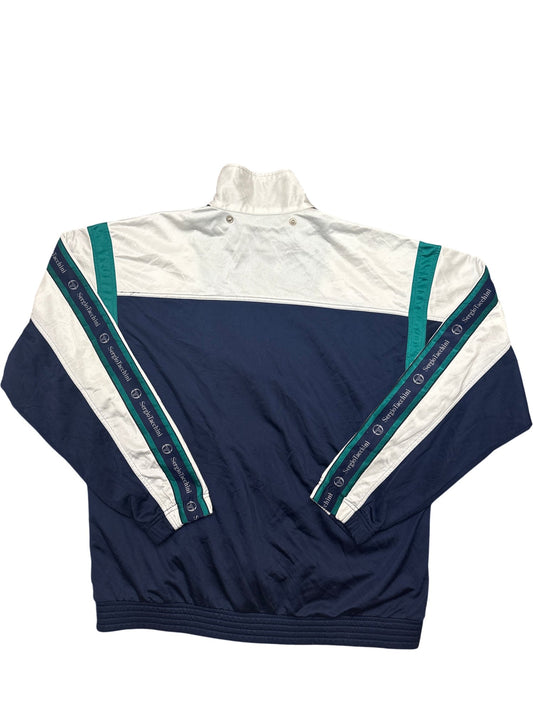 Vintage Navy Sergio Tacchini Track Jacket 90s (L)