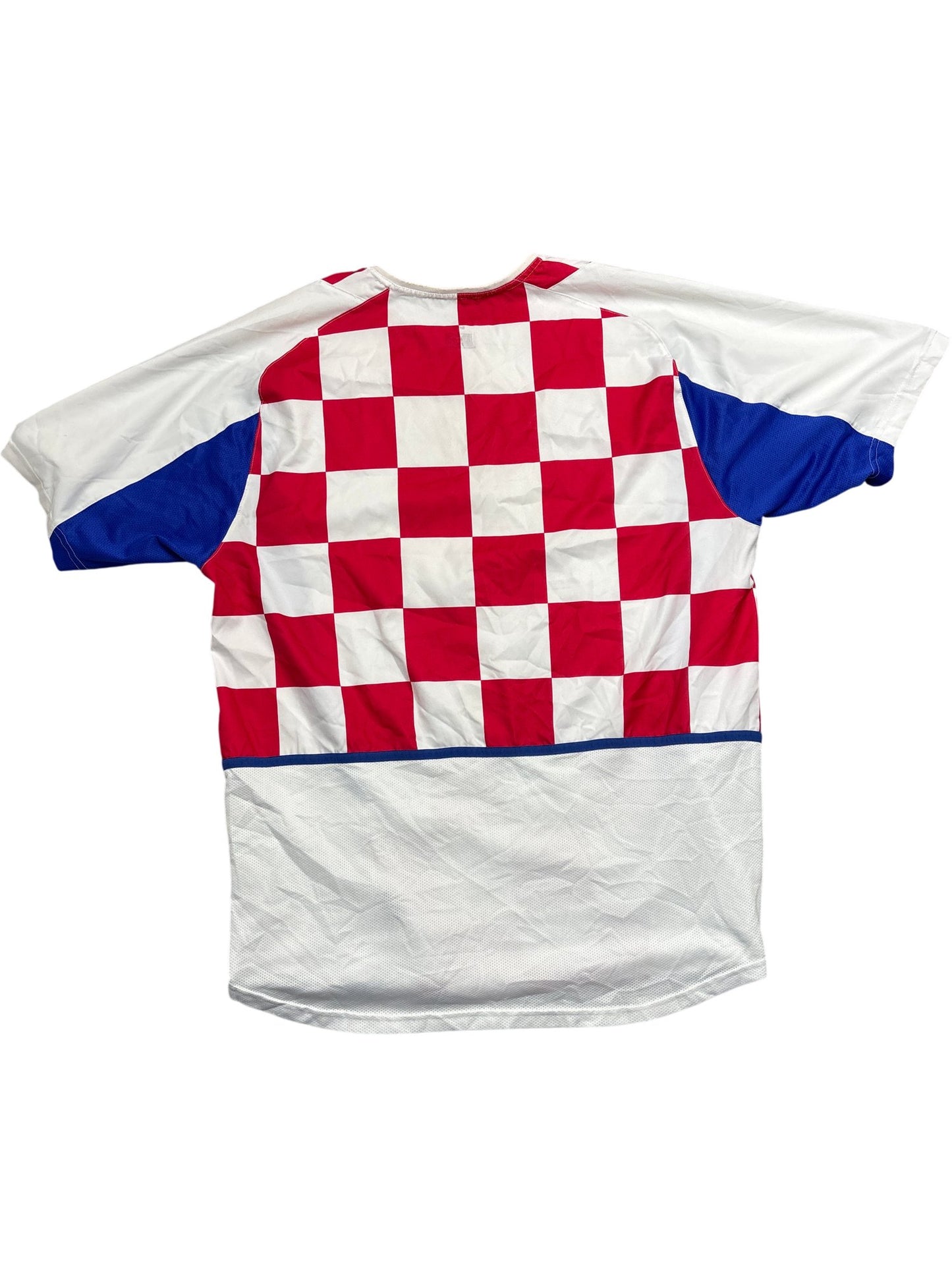 Vintage Red White Nike Croatia Soccer Jersey 2002/2004 (L)