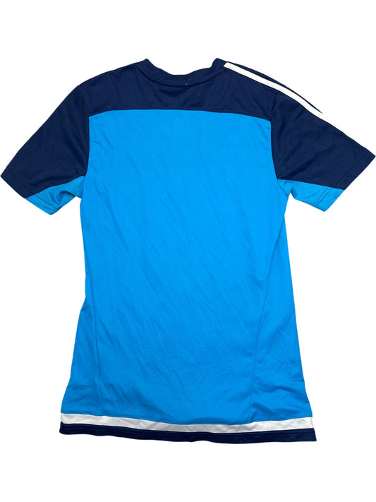 Vintage Blue Adidas T-Shirt FFR 2010s (S)
