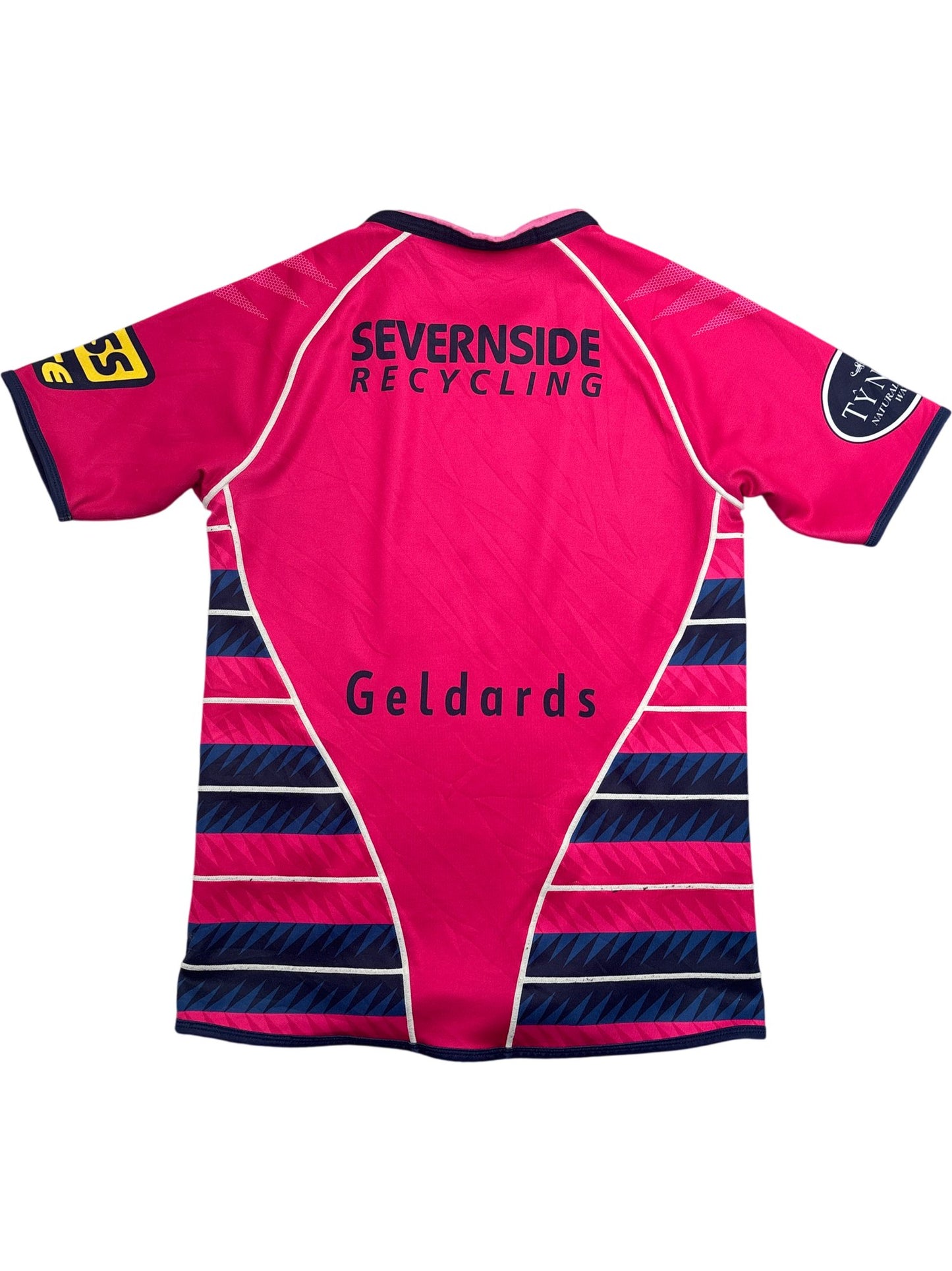 Vintage Pink Canterbury Rugby Shirt Cardiff Blues EADS Sponsor (M)