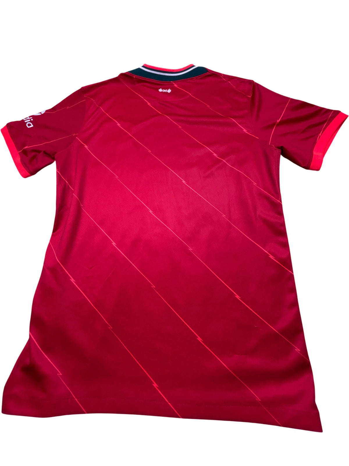 Vintage Red Nike Football Jersey Liverpool FC (XL)