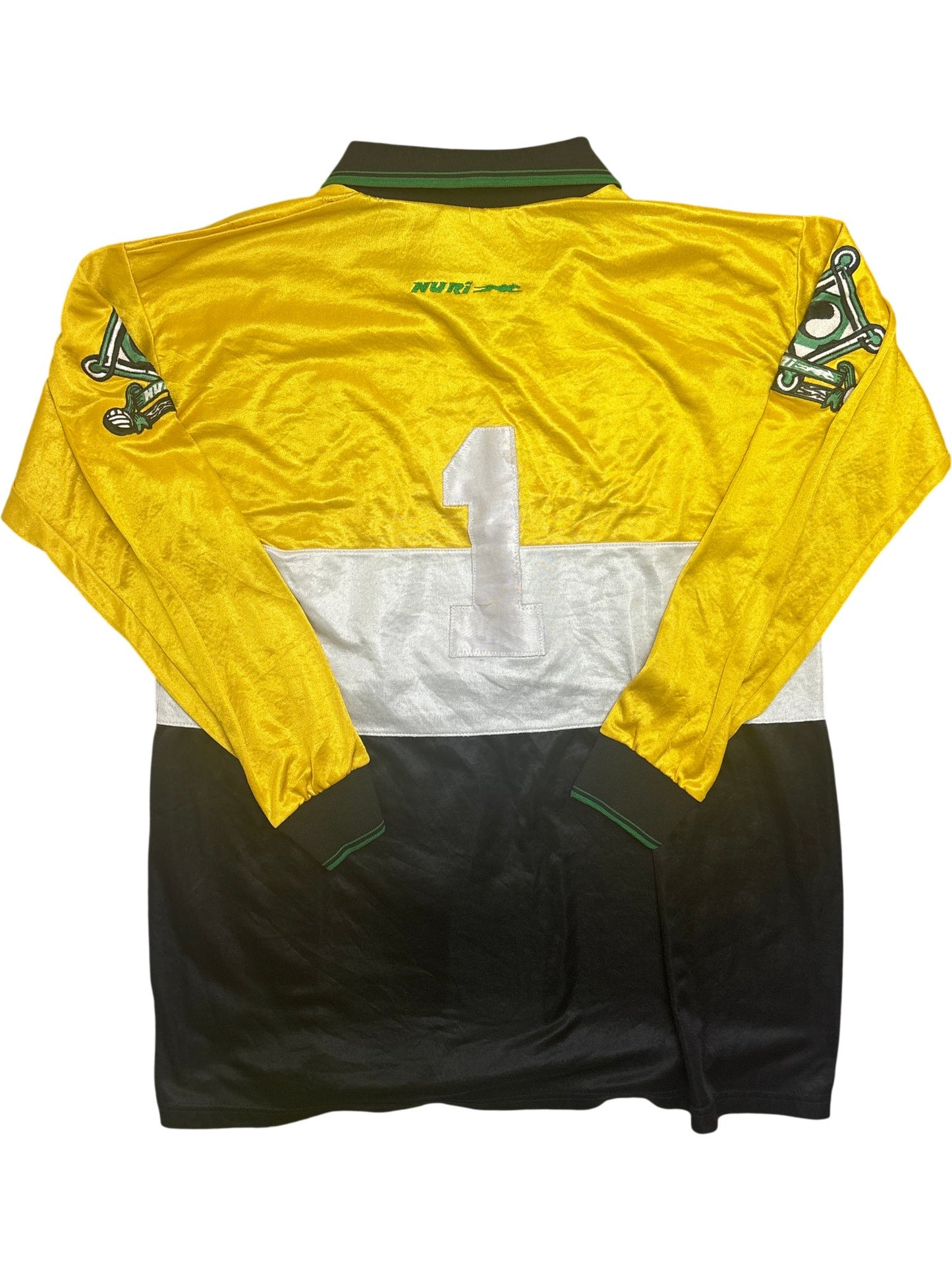 Vintage Yellow Nuri Jersey Na Seamroga 90s (XL)