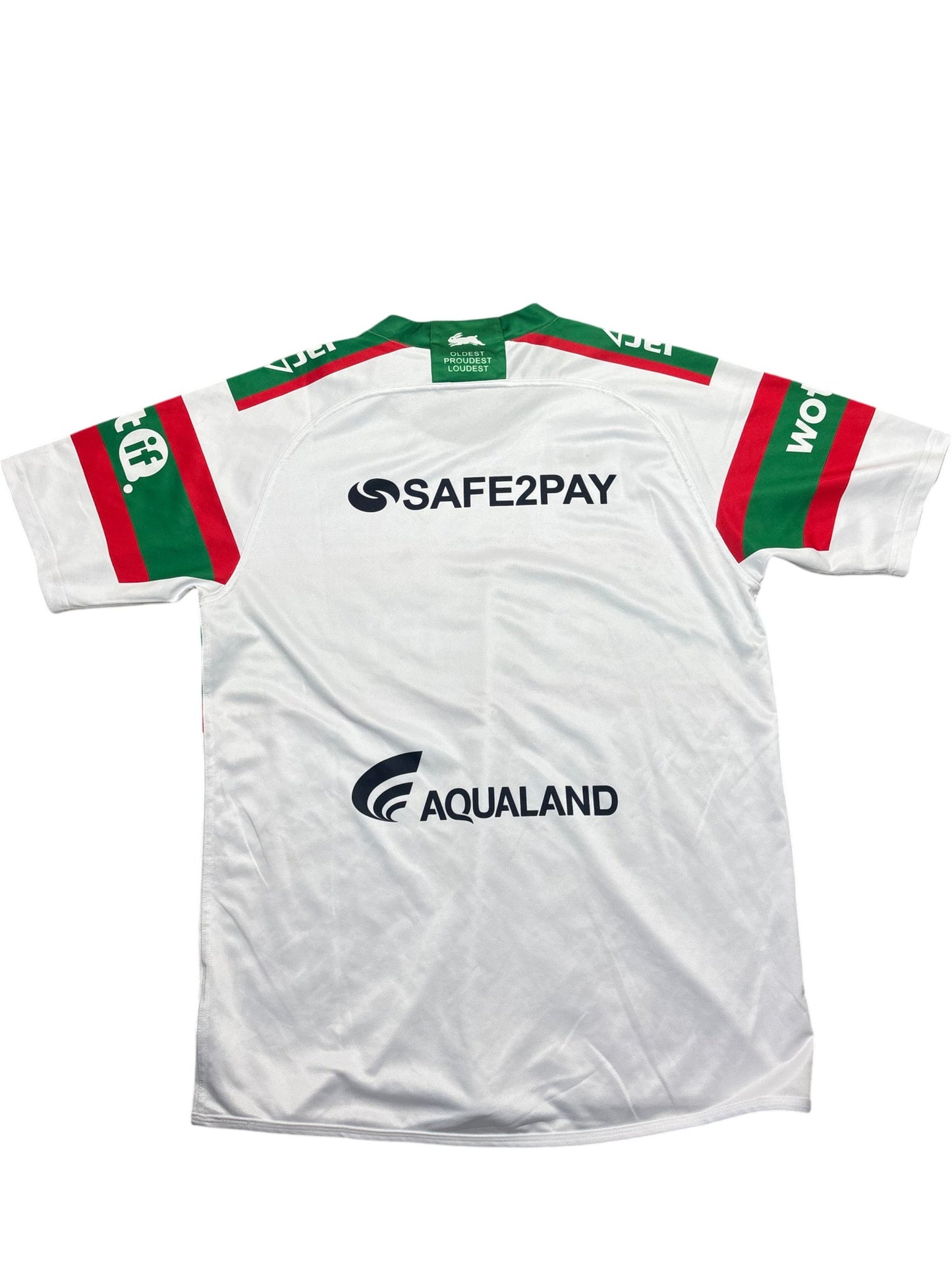 Vintage White ISC Rugby Jersey South Sydney Rabbitohs NRL (XXL)