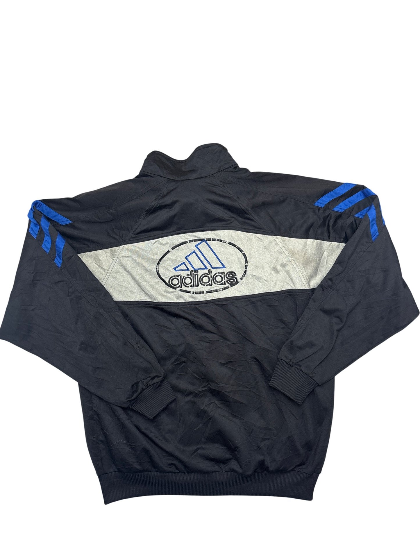 Vintage Black Adidas Track Jacket 90s (L)