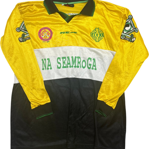 Vintage Yellow Nuri Jersey Na Seamroga 90s (XL)