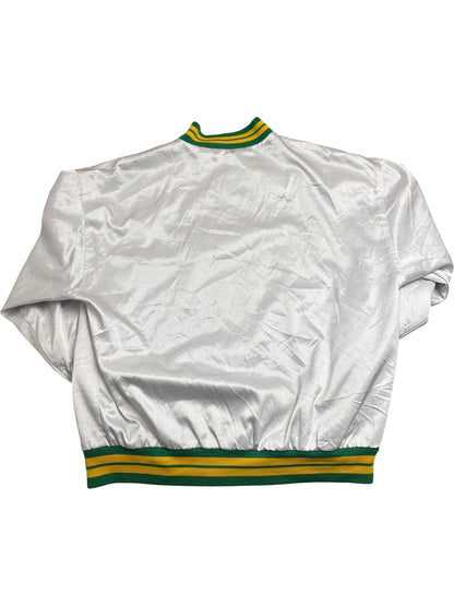Vintage White Mitchell & Ness Varsity Jacket 80s (XL)