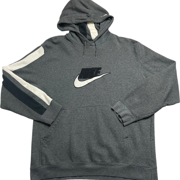 Vintage Grey Nike Hoodie (XL)