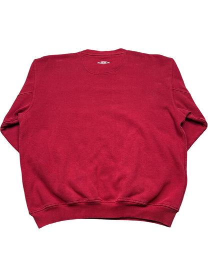 Vintage Red Umbro Crewneck Sweatshirt 90s (M)