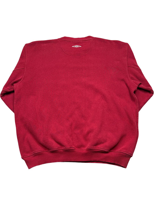 Vintage Red Umbro Crewneck Sweatshirt 90s (M)