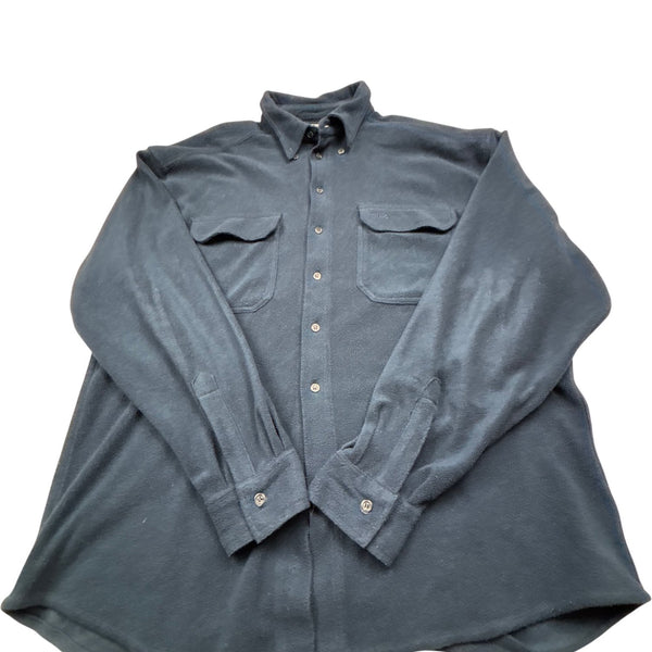 Vintage Navy Whack Vintage Flannel Shirt (XL)