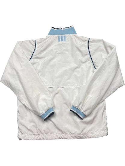 Vintage White Adidas Windbreaker Jacket Y2K (M)