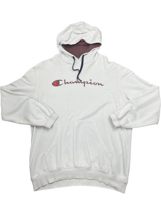 Vintage White Champion Hoodie (L)