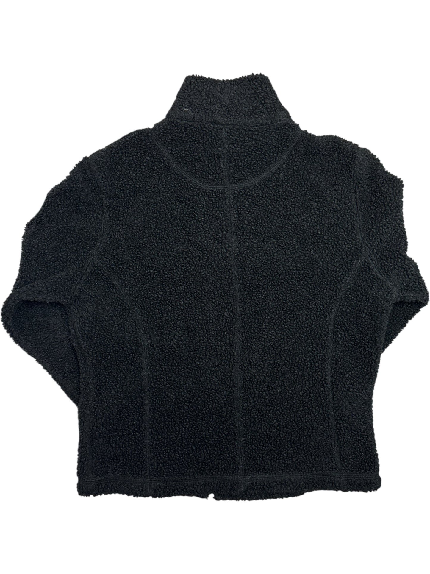 Vintage Black Napapijri Fleece Crop Teddy (S)