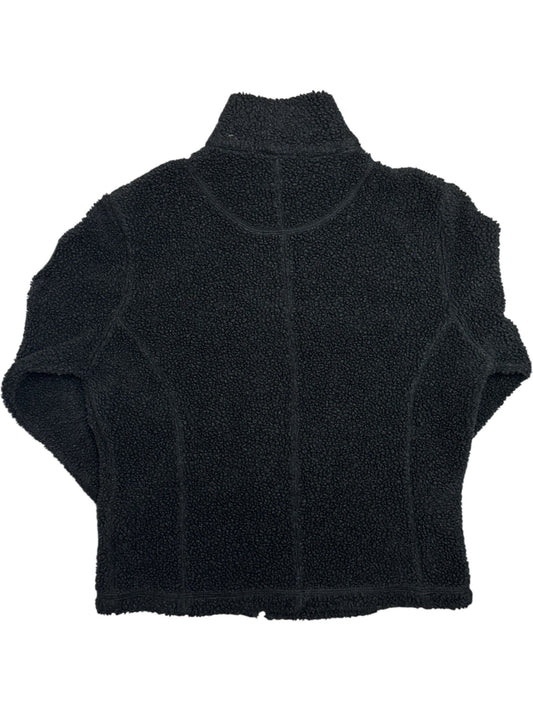 Vintage Black Napapijri Fleece Crop Teddy (S)