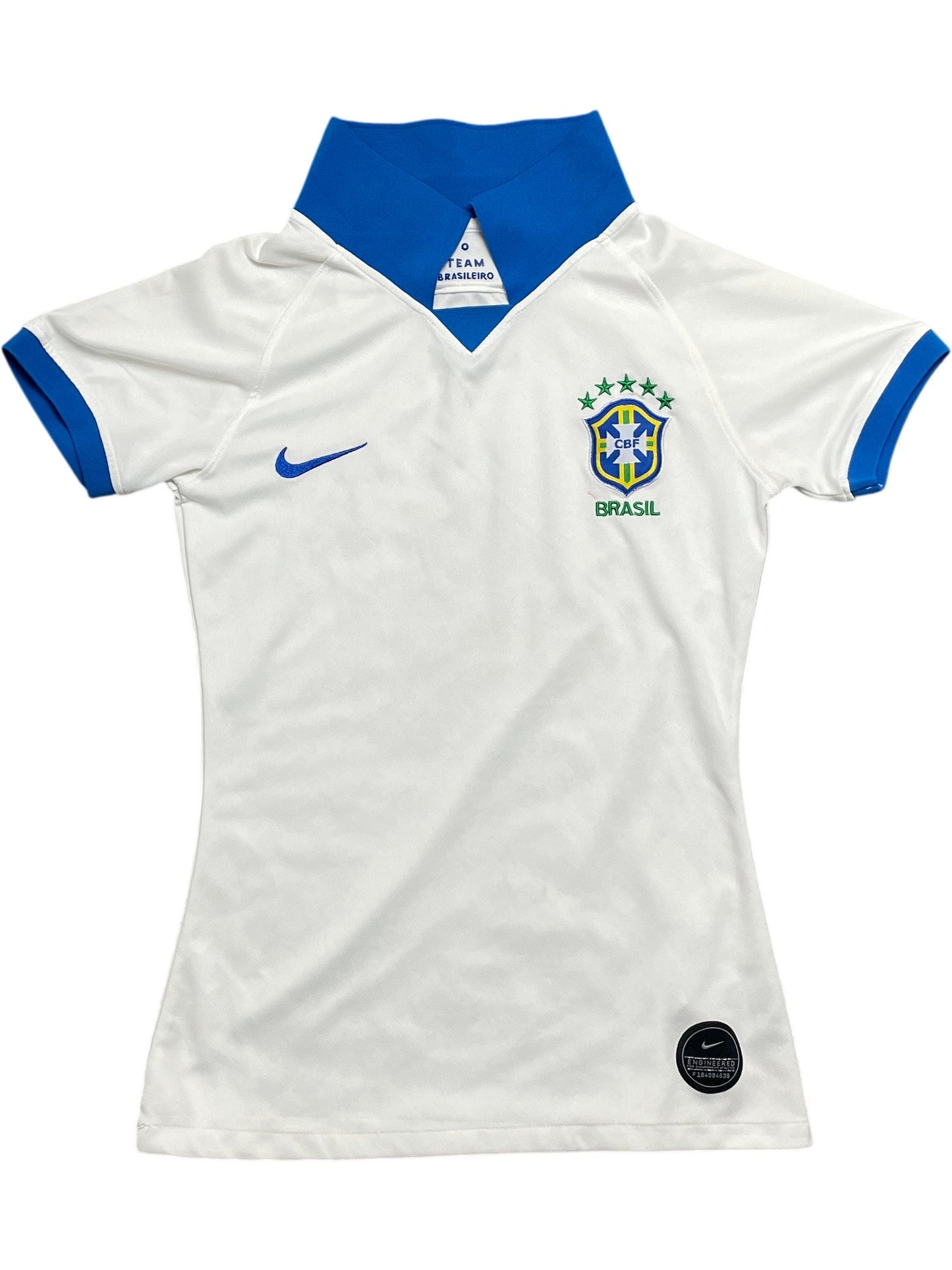 Vintage White Nike Team Brasileiro Jersey (S)