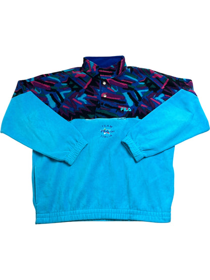 Vintage Multi Fila Fleece Team Ski 90s (XL)