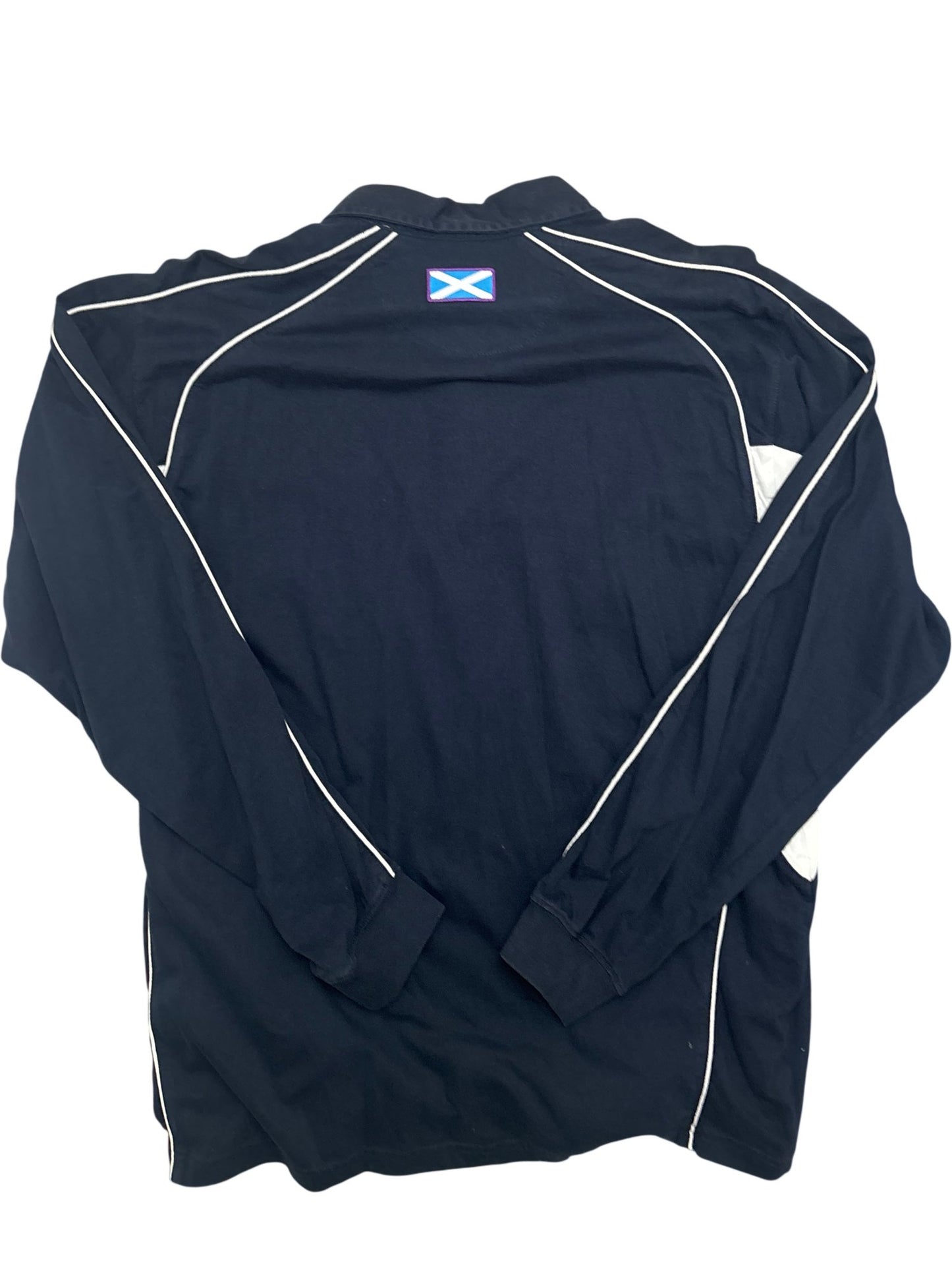 Vintage Navy Scotland Rugby Shirt (XL)