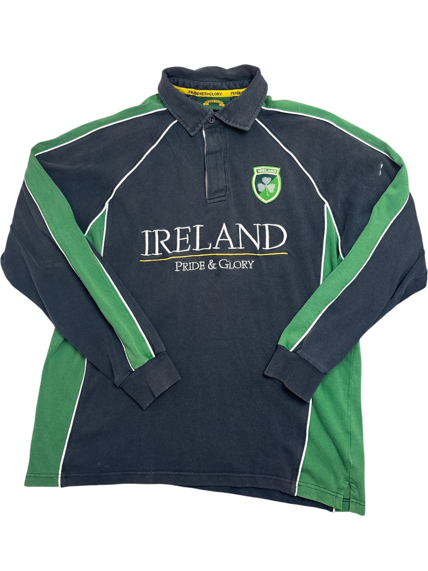 Vintage Navy Ireland Rugby Shirt 90s (M)