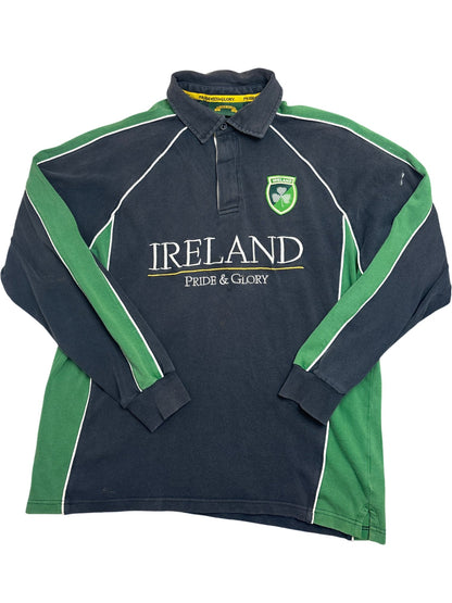 Vintage Navy Ireland Rugby Shirt 90s (M)