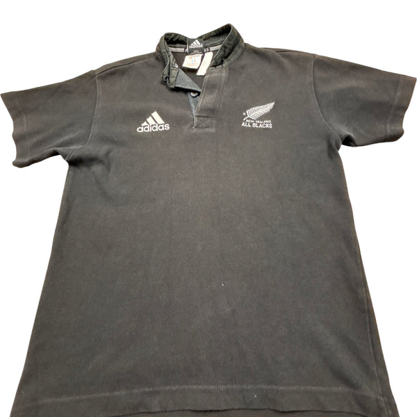 Vintage Black Women's Adidas Polo New Zealand All Blacks (M)