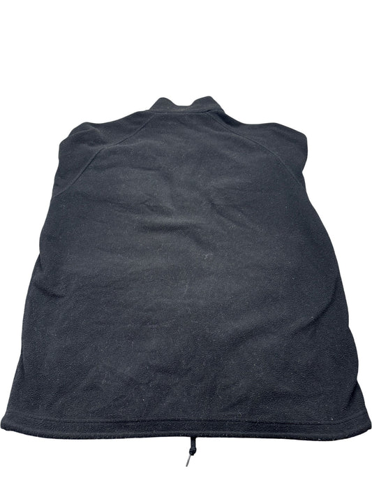 Vintage Black Kappa Fleece Jacket (L)