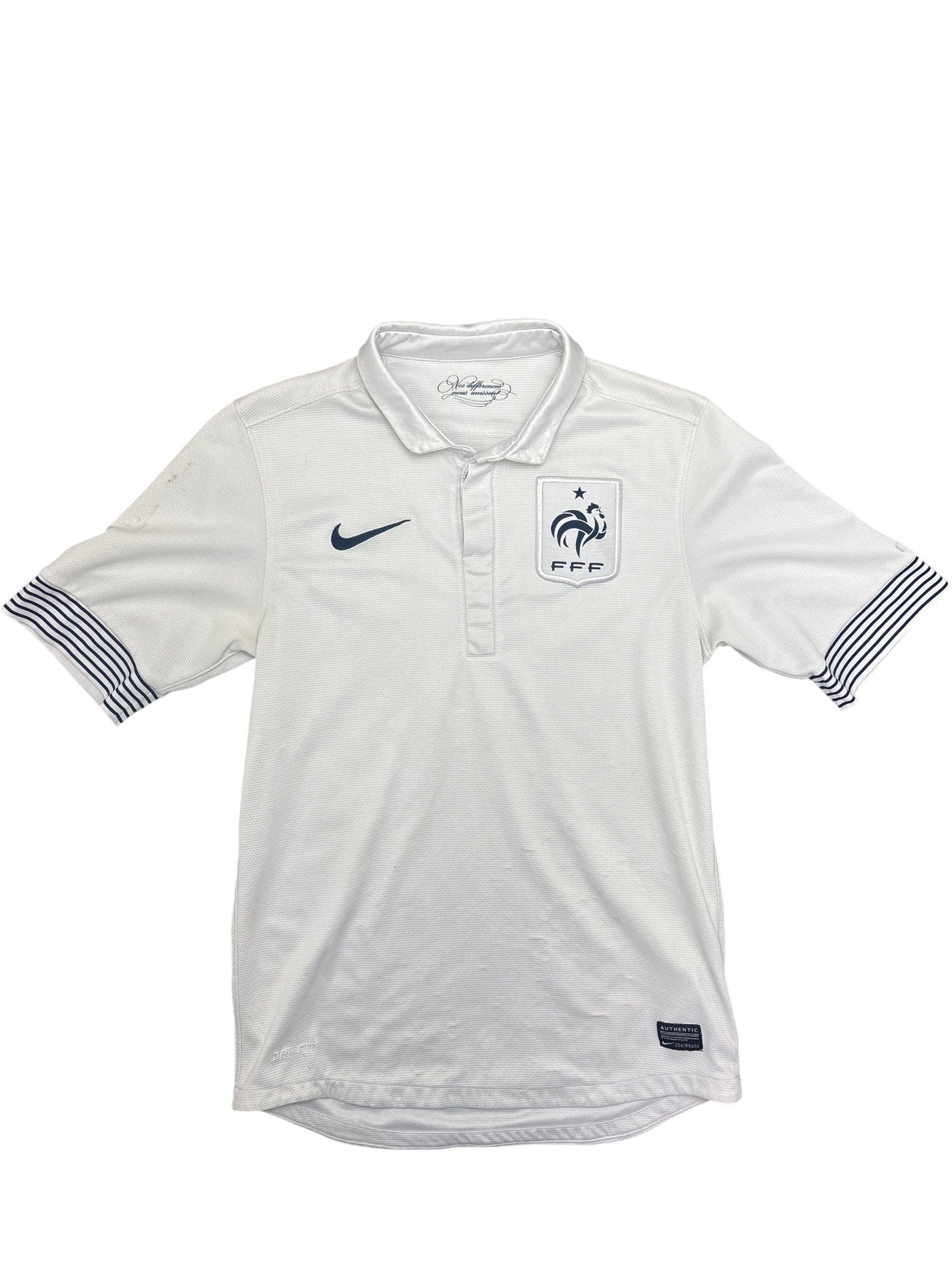Vintage White Nike France Football Jersey 2000s (M)