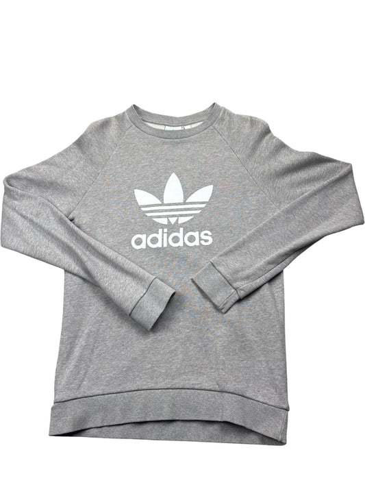 Vintage Grey Adidas Crewneck Sweatshirt (XS)