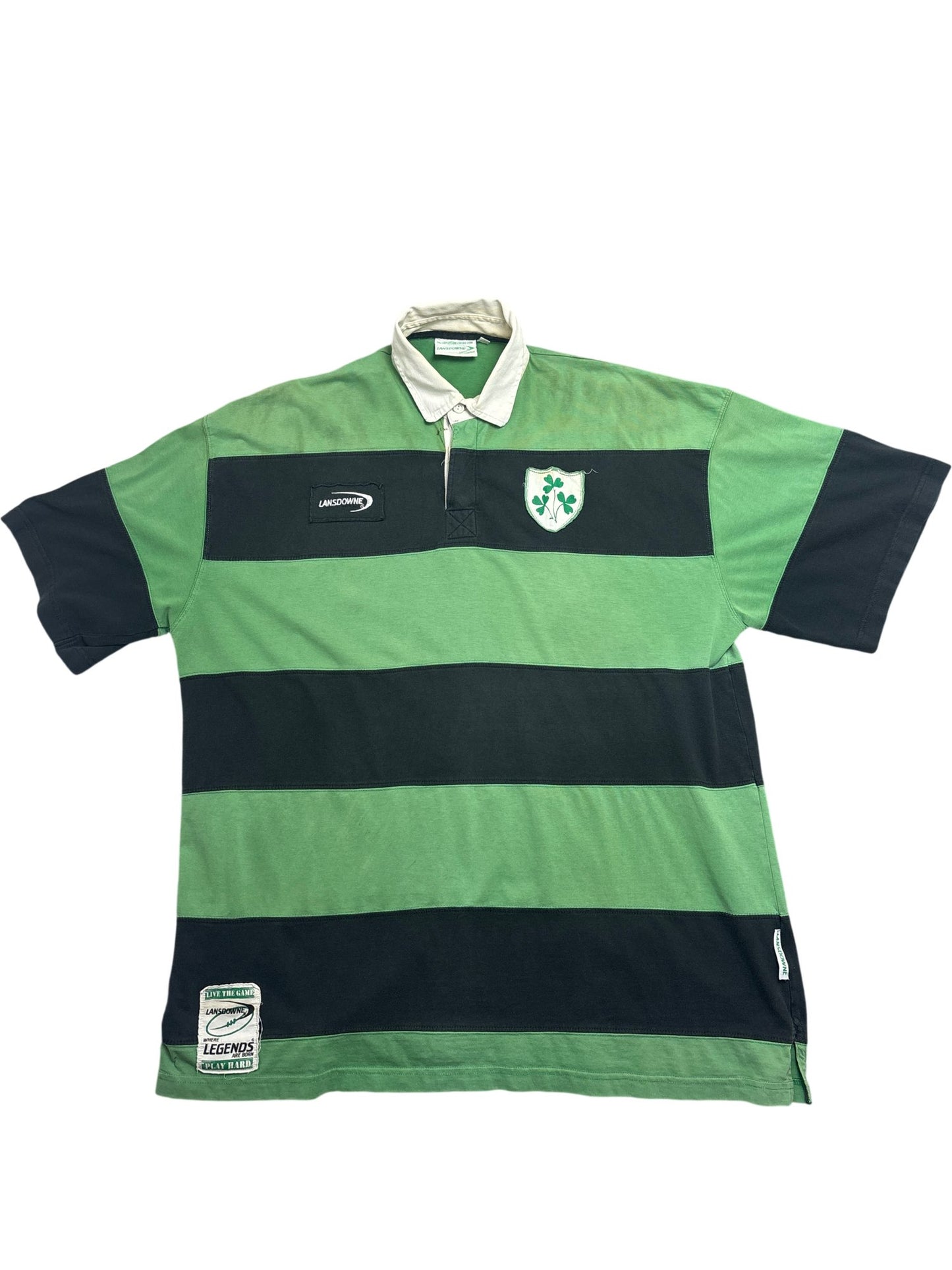 Vintage Green Lansdowne Rugby Shirt Ireland (XXL)