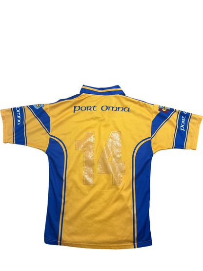 Vintage Yellow Azzurri GAA Jersey Number 14 Kids 13-14 (XXS)
