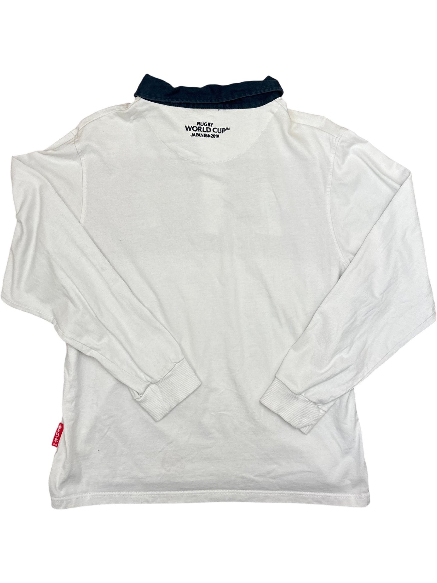 Vintage White Rugby World Cup England Jersey 2019 (XL)