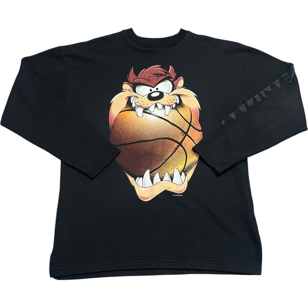 Vintage Black Whack Vintage Sweatshirt Taz Cartoon 90s (M)