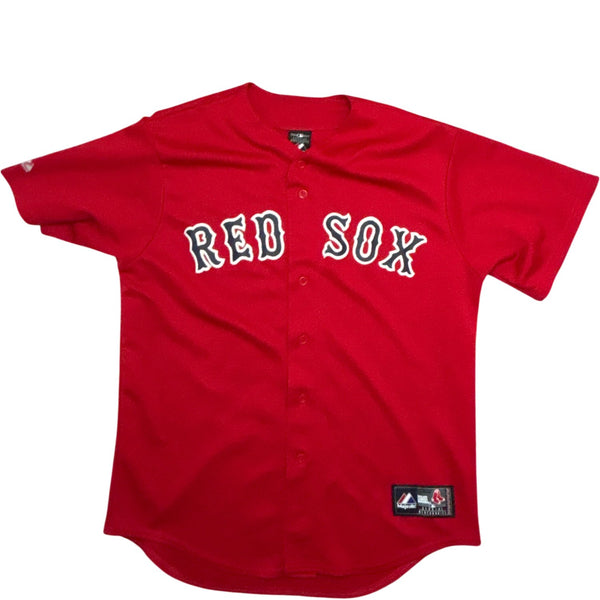 Vintage Red Boston Red Sox Baseball Jersey (L)