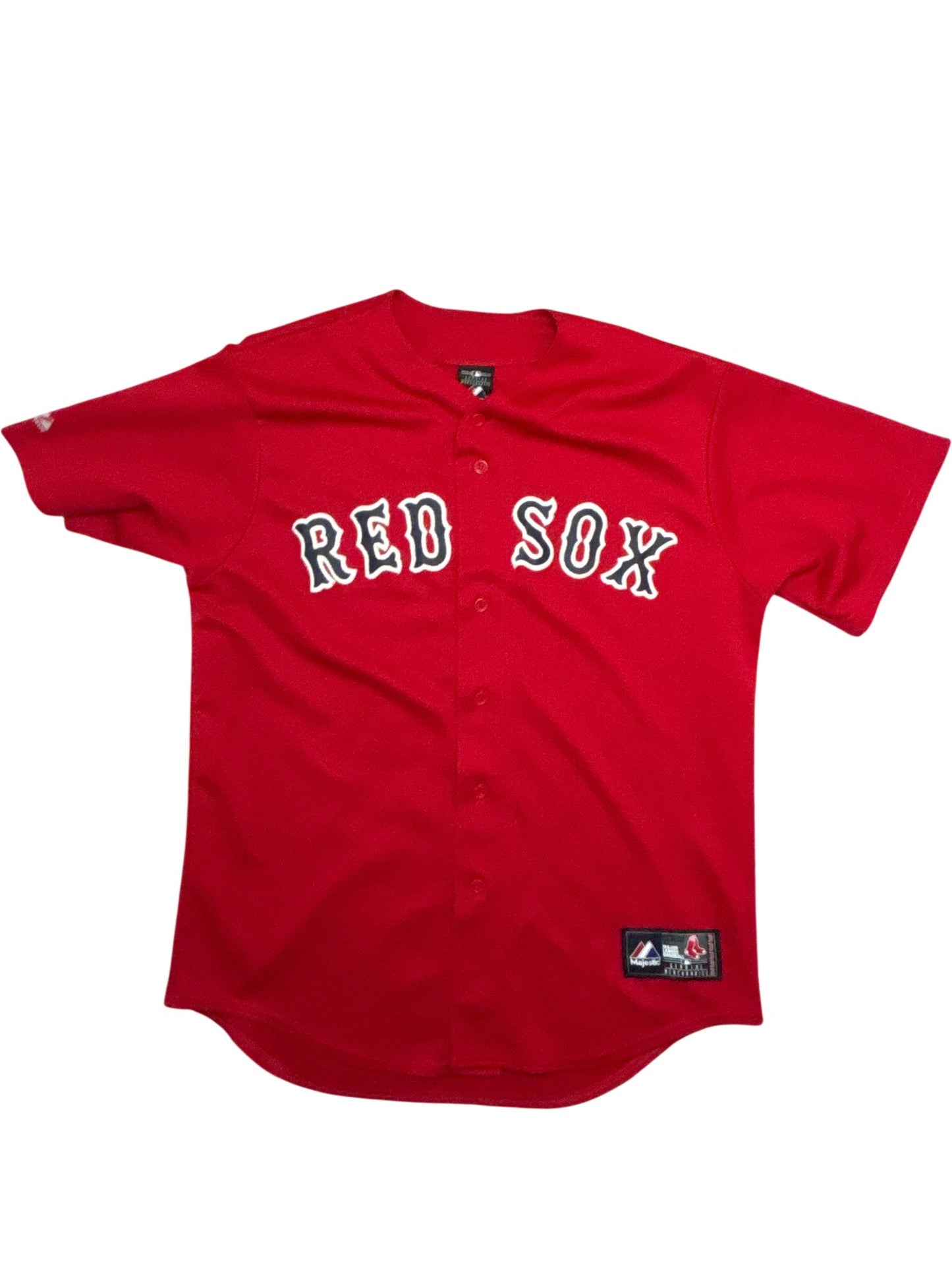 Vintage Red Boston Red Sox Baseball Jersey (L)