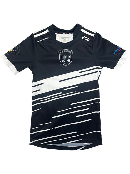 Vintage Black GAA Cill Chuilinn Jersey Kids Age 11/12 (XXS)