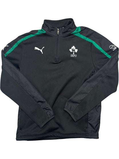Vintage Black Puma IRFU Track Jacket Y2K (M)