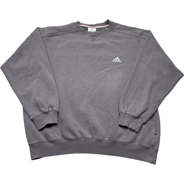 Vintage Grey Adidas Crewneck Sweatshirt  (XL)