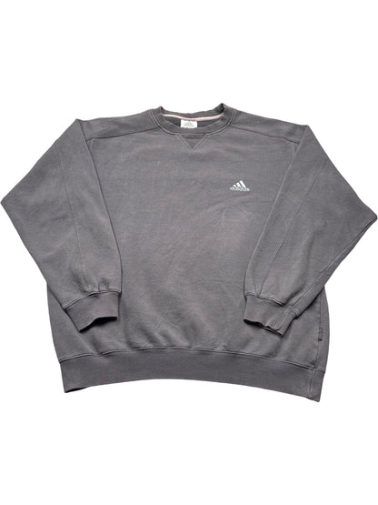 Vintage Grey Adidas Crewneck Sweatshirt  (XL)