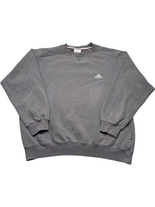 Vintage Grey Adidas Crewneck Sweatshirt  (XL)