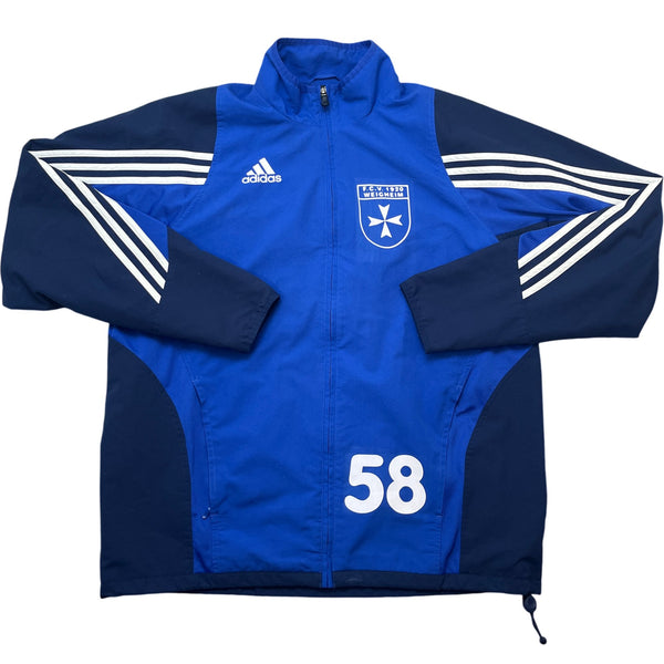 Vintage Blue Adidas Track Jacket FC Weigheim (L)