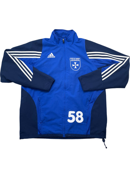 Vintage Blue Adidas Track Jacket FC Weigheim (L)