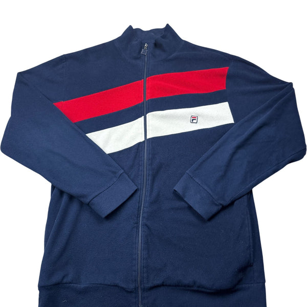 Vintage Navy Fila Track Jacket 90s (M)