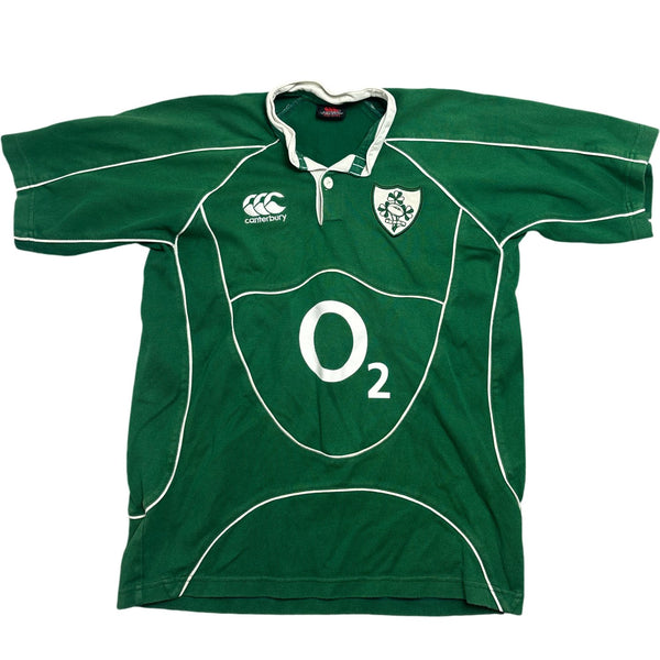 Vintage Green Canterbury Rugby Shirt Kids 10 (XXS)