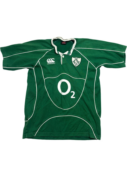 Vintage Green Canterbury Rugby Shirt Kids 10 (XXS)