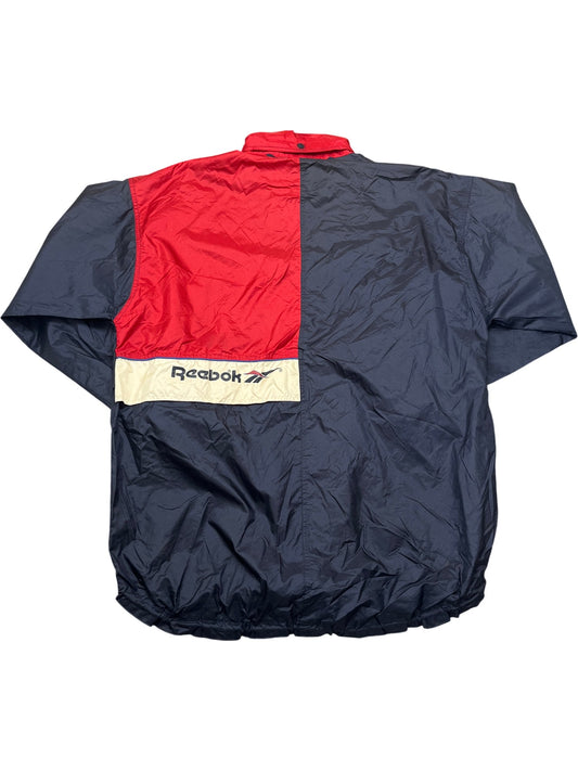 Vintage Red Reebok Windbreaker Y2K Windsheeter (XL)