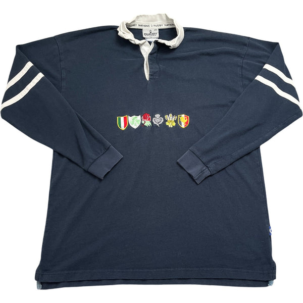 Vintage Navy England Rugby Shirt 6 Nations 90s (XXL)