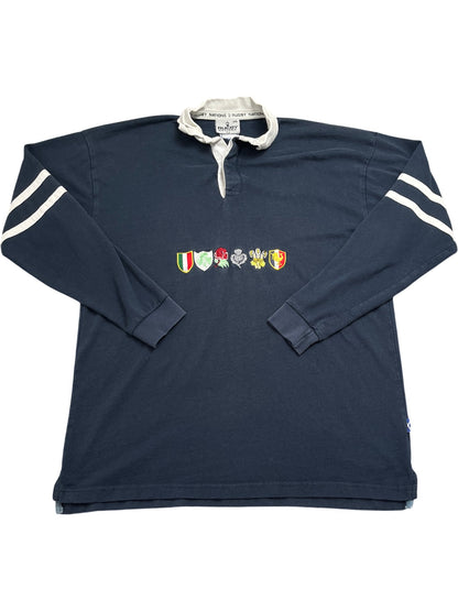 Vintage Navy England Rugby Shirt 6 Nations 90s (XXL)