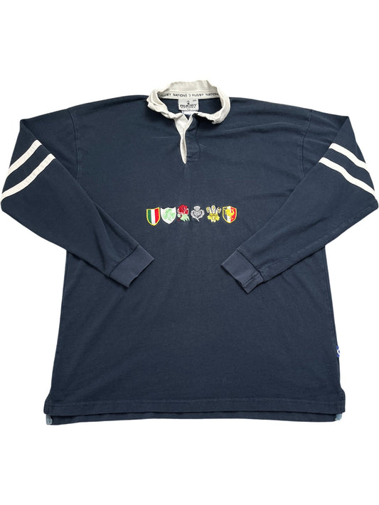 Vintage Navy England Rugby Shirt 6 Nations 90s (XXL)
