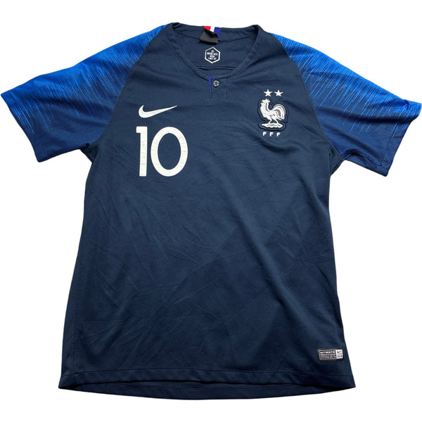 Vintage Navy Nike Football Jersey France National Team Mbappe (XL boys)